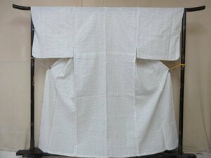 1円 良品 木綿 綿 男性用 浴衣 和装 和服 花火 祭り しじら 縞 白 LLサイズ お洒落 可愛い 身丈149cm 裄74cm【夢職】★★★