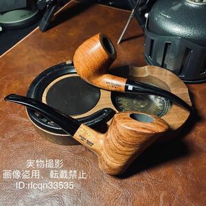 MUXIANG新品未使用 喫煙具 パイプ おまとめ 2点セット パイプ キセル まとめ 煙管 喫煙具 煙草 タバコ レトロ ビンテージ 収納付き