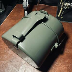 キャンプ用品 ビンテージ米軍風 兵式ハンゴー 兵式飯盒 はんごう アルミ製 アウトドア 野外登山 ヴィンテージ 17×10cmの画像2