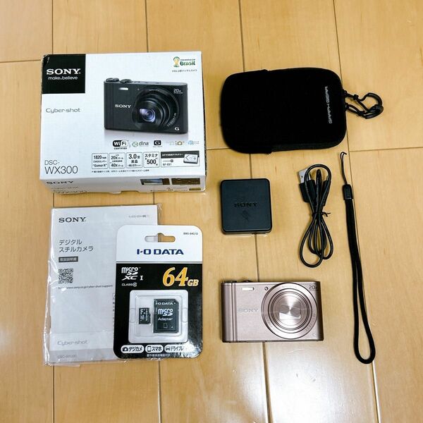 SONY DSC-WX300 ブラウン　デジタルカメラ　デジカメ　コンパクトデジタルカメラ Cyber-shot サイバーショット