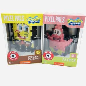 [ rare!]PIXEL PALS sponge Bob Patrick 2 piece set light pixel Pal s