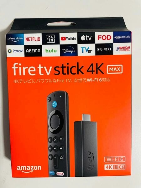 Fire TV Stick 4K Max☆ストリーミングメディアプレーヤー amazon