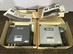 【2397】 愛知電子 Aichi VHF UHF テレビ共聴用増幅器 2台セット UVA-40LB UVA-38G ブースター 未使用品