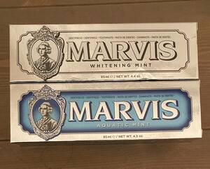マービス MARVIS 歯磨き粉　2本　アクアティック・ミント ホワイト・ミント 85ml