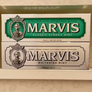 マービス MARVIS 歯磨き粉 クラシックストロング ミントCLASSIC STRONG MINT ホワイトミント WHITE MINT 85ml 2本