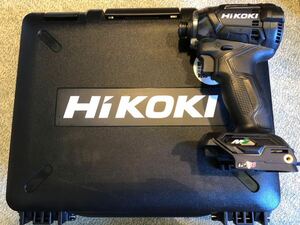  new goods * unused goods *HiKOKI[ high ko-ki] multi bolt 36V cordless impact driver WH36DC (NNB) strong black / body + case 