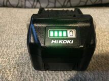 HIKOKI ハイコーキ　コードレスマルノコ　125mm Ｃ３６０５ＤＡ(sk) + BSL36A18バッテリー×1+UC18YDL2急速充電器_画像9