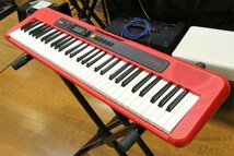 [超美品] CASIO CT-S200RD 約3.3kgという軽さ/練習にピッタリの多機能キーボード [PK789]_画像1