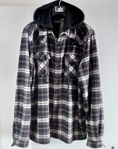 ☆Sale！9800→4980. hoodiebuddie フードネルシャツ.シャツパーカー.フード取り外しできます(2way).