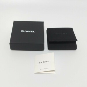 CHANEL シャネル アクセサリーケース ベロア 空箱ボックス コスチュームジュエリー 約8.5×8.5cm A-59106