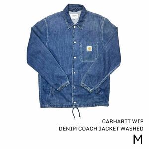 Mサイズ　CARHARTT WIP DENIM COACH JACKET 春夏　ジャケット カーハート デニム ヴィンテージ 90s コーチジャケット　ユニセックス