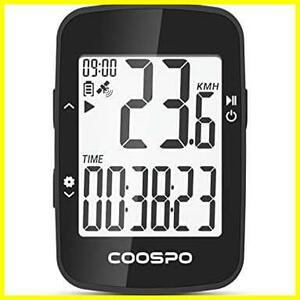 ★ブラック★ COOSPO サイクルコンピュータ GPS サイコン 無線 サイクリングコンピュータ ワイヤレス 自転車スピードメーター