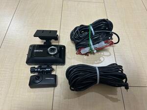 [ prompt decision ] Comtec drive recorder ZDR 026 rom and rear (before and after) camera cigar socket power supply used present condition goods box less .