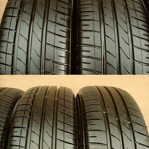 軽用 BSアルミ＆21年製155/65R13 溝有 マーキス MR61 中古4本SET 4.00B＋45PCD100 4穴 ミラ/アルト・モコの画像3