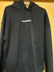 [ジルサンダー+] パーカーオーバーサイズ [並行輸入USED品]　BLACK色（L) メンズ