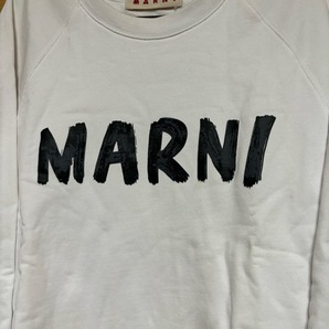 [Marni] [マルニ] スウェット コットン ロゴ オフホワイト メンズ WHITE [並行輸入ＵＳＥＤ美品]の画像2