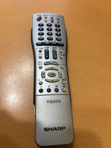 SHARP AQUOS　テレビリモコン　ＧＡ６６１ＷＪＳＡ