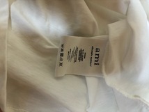 AMI ビッグハート　半袖Tシャツ ホワイト　L　刺繍ロゴ　ユニセックス【並行輸入品】_画像6