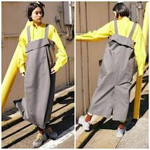 nagonstans ナゴンスタンス straight jumper skirt グレーM 31,900円（税込） 240507_画像2