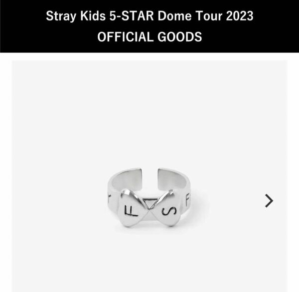 StrayKids 5STAR DOME TOUR フィリックス　指輪