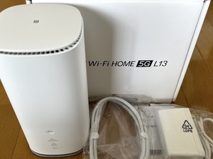 【未使用】Speed Wi-Fi HOME 5G L13 ZTE ZTR02 SIMフリー 判定〇 楽天モバイル設定済