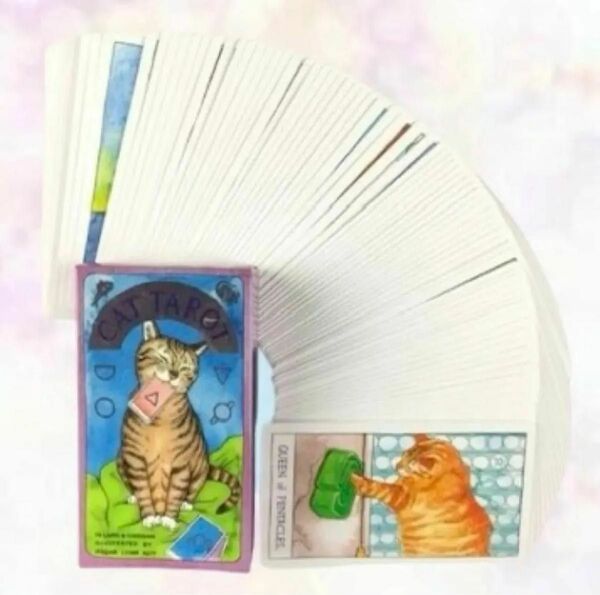 新品 CAT TAROT オラクル 可愛い猫のタロットカード 占い イラスト 猫好きオススメ プレゼント