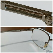 K14WG Dec.　刻印　装飾　メガネフレーム　デコレーション　52□18-140　F-Ti　T-GUMMETAL　眼鏡フレーム　日本製　AU Advance / 送料520円_画像2