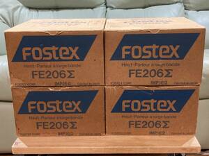 FOSTEX FE206Σ 20cm double cone type full range 16Ω 4 piece set * present condition delivery goods 