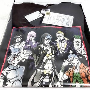 【新品・未使用】ジョジョの奇妙な冒険 5部 黄金の風×アベイル（Avail）半袖Tシャツ・ブラック・Lサイズ 【暗殺者チーム】