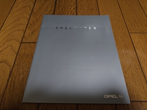  Германия версия выпуск год месяц неизвестен Opel Speedster каталог 