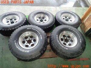 3UPJ=14490917]ランクル80系(FZJ80G)中期 RIDE CUSTOM WHEELS 16インチホイール 8.5J -6 PCD139.7 6穴 5本 中古