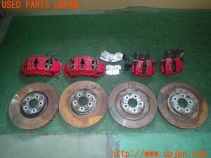 3UPJ=15620302]ポルシェ マカン ターボ(95BCTL)純正 brembo TRW キャリパー ローター セット 中古