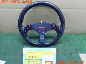 3UPJ=15610617]レガシィB4 S401 STi(BES D型)MOMO モモ F1 CONCEPT ERGONOMIC STEERING WHEEL ステアリング 350mm 中古