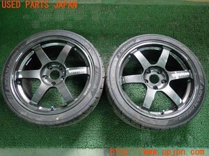 3UPJ=15630906]BMW M135i(1B30 F20)中期 RAYS VOLK RACING TE37SAGA レイズ ボルクレーシング ホイール 18×9J +50 PCD120 5穴 2本 中古