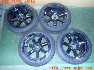 3UPJ=15510905]クラウンエステート アスリートV(JZS171W)ORIGIN Labo. オリジン 17インチタイヤホイール 9.5JJ +15 PCD1114.3 5穴 4本 中古