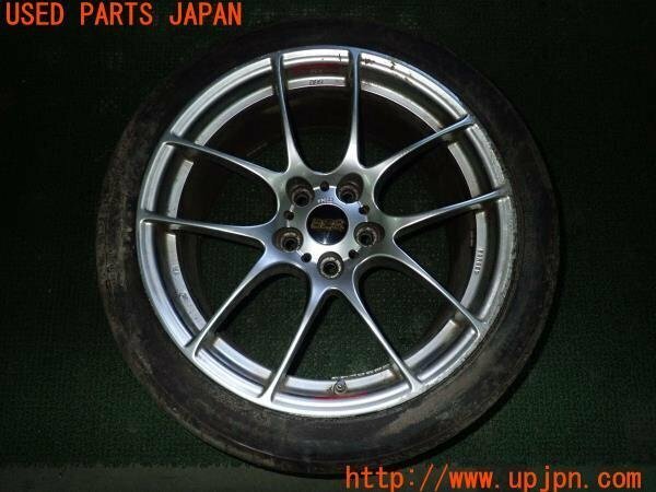 3UPJ=13250961]インプレッサ WRX-STi(GVB C型)BBS RF522 18インチホイール② 9J +48 PCD114.3 5穴 1本 中古