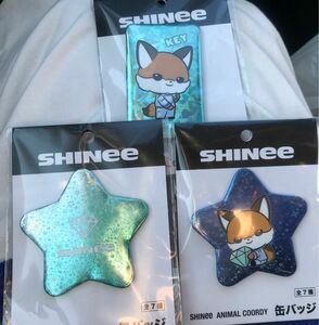 SHINee ANIMAL COORDY 缶バッジ KEYセット プライズ 