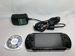 ☆SONY ソニー PSP-3000 プレイステーションポータブル PlayStationPortable バッテリー無し・外装難有り