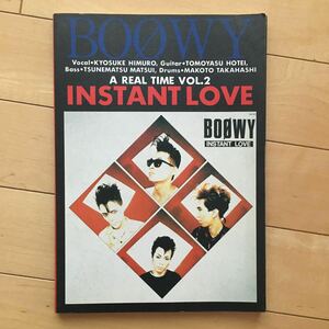 BOOWY INSTANT LOVE ボウイ score housevol．2