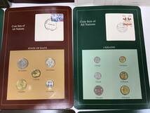 3263■　COIN SETS OF ALL NATIONS 世界の国々のコインセット フランクリンミント 10セット 箱無_画像4