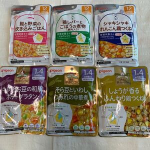 ①【お試しセット】ピジョン　離乳食　ベビーフード　6個　12ヶ月〜1歳4ヶ月