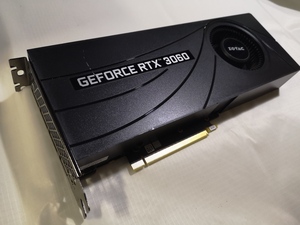 Zotac Geforce RTX 3060 12GB 動作確認済み