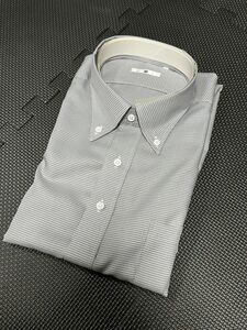 SUIT SELECT スーツセレクト 形態安定加工シャツ 半袖/形態安定加工/(ボタンダウン) LL