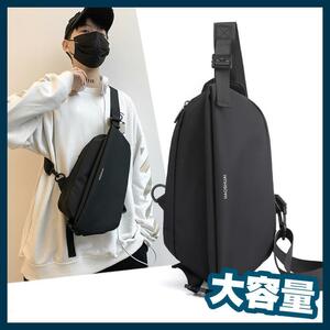  body bag shoulder bag 3way diagonal .. bag chest bag simple casual Cross body bag one shoulder black 