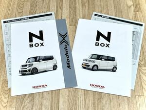 [ не использовался ] Honda Nbox modulo каталог / таблица цен 2015 год 11 месяц &Nbox основной каталог / таблица цен новый товар 4 позиций комплект *
