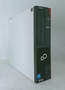  дешевый 6 поколение CPU тонкий type настольный PC Fujitsu ESPRIMO D556/P (Celeron G3900 2.8GHz/6GB/500B/DVD мульти- /Windows10 Pro)[017301]