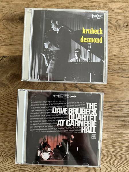 The Dave Brubeck Quartet「ブルーベック～デスモンド(+8)」/ At Carnegie Hall 2枚セットDave Brubeck Paul Desmond