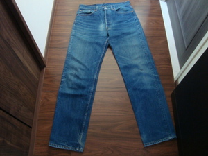 Levis501ヒゲ・色落ちＵＳＥＤジーンズ　Ｗ３３