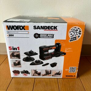 新品 メーカー保証書付きWORX 充電式マルチサンダー SANDECK WX820L.9