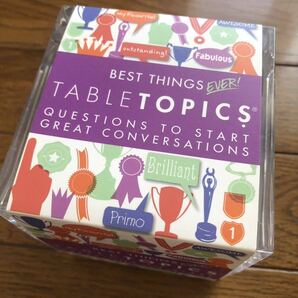 Table Topics 英語 質問カード 135枚 best things ever コミュニケーションツール